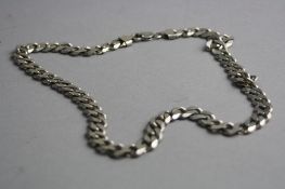 A SILVER GENTS NECKLACE, approximate length 52cm, approximate weight 63.8 grams