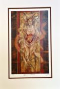 AFTER JOY KIRTON SMITH, 'Queen of Diamonds', a limited edition print 68/195, signed, numbered and