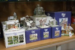 NINE BOXED LILLIPUT LANE SCULPTURES, to include 'Kerry Lodge', 'Eamont Lodge', 'Patterdale Cottage',