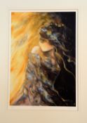 AFTER CHARLOTTE ATKINSON, 'Golden Shadows II', a limited edition print 114/195, signed, titled and