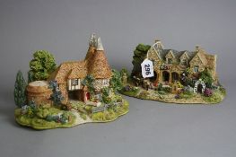 TWO BOXED LIMITED EDITION LILLIPUT LANE SCULPTURES, 'Tinwell Forge' No1960/2000 and 'Harvest Home'