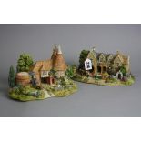 TWO BOXED LIMITED EDITION LILLIPUT LANE SCULPTURES, 'Tinwell Forge' No1960/2000 and 'Harvest Home'