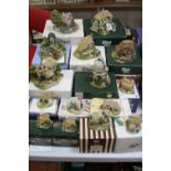 FIFTEEN BOXED LILLIPUT LANE SCULPTURES, to include 'Beekeepers Cottage' 2000/2001 club special