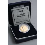 A BOXED 1/4oz KRUGERRAND 2000