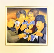 AFTER BERYL COOK, 'A Full House', a limited edition print 606/650, signed and numbered, 48cm x 44cm,