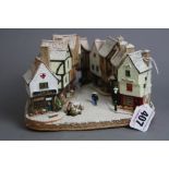 A BOXED LIMITED EDITION LILLIPUT LANE SCULPTURE, 'Yuletide Shambles', L3053, No.470, with