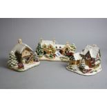 THREE BOXED LILLIPUT LANE ILLUMINATED COTTAGES, 'The Old Forge at Belton', L2922, 'Christmas