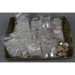 A LARGE QUANTITY OF MODERN SILVER PLATED DECANTER LABELS, for Sherry, Gin, Whisky, Port, Vodka and