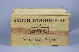 A CASE OF SIX BOTTLES OF SMITH WOODHOUSE 1983 VINTAGE PORT, (bottled 1985)