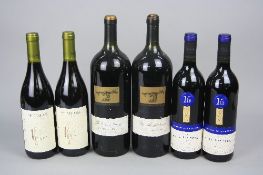 FOURTEEN BOTTLES OF AUSTRALIAN RED WINE, includes 5 x the 'Black Stump' Durif Shiraz, 2004 and 2008,