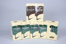 SEVEN PACKS OF 5 X 50G POUCHES OF CONDOR PIPE TOBACCO