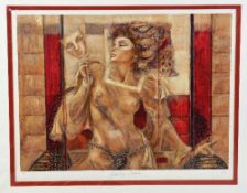 AFTER JOY KIRTON SMITH, 'Dancing Salome', a Roman numeral limited edition print IX/L, signed, titled