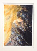 AFTER CHARLOTTE ATKINSON, 'Golden Shadows II', a limited edition print 113/195, signed, titled and