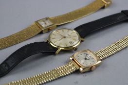 THREE VINTAGE WATCHES INCLUDING ORIS, DOGMA AND LONGINES