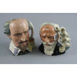 TWO ROYAL DOULTON CHARACTER JUGS, 'Tchaikovsky' D7022 and 'William Shakespeare' D6689