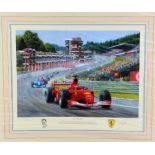 AFTER TONY SMITH, 'Schumacher/Ferrari', an artist proof 11/49, signed and numbered in pencil,