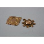 TWO 9CT GOLD MEDALS, total weight approximately 13 grams