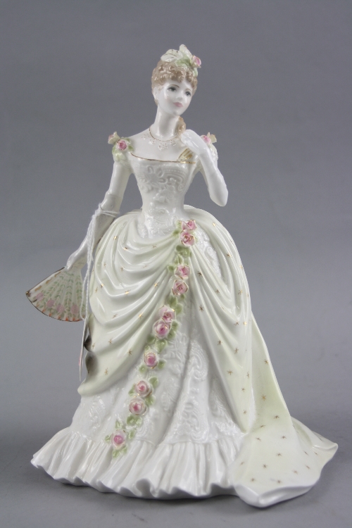 A LIMITED EDITION ROYAL WORCESTER FIGURE FROM SPLENDOUR AT COURT COLLECTION, 'The Embassy Ball' No.