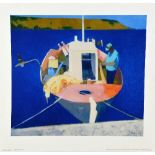 AFTER CHARLES JAMIESON, 'Just Fishing', a limited edition proof run of 5, unframed, approximately