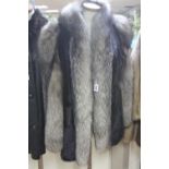 A MINK/FOX FUR LADIES JACKET