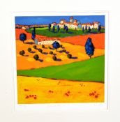 AFTER RICHARD PARGETER, 'Plein De L'ete', an artists proof print 3/20, signed, titled and numbered