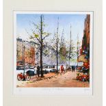 AFTER HENDERSON CISZ, 'Waterways of Amsterdam', a limited edition print 127/295, signed, titled