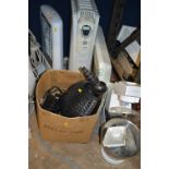 VARIOUS HOUSEHOLD ELECTRICALS, including a Bosch electric drill, Black & Decker Spur angle