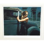 AFTER FABIEN PEREZ, 'Calles De San Tellemo', a limited edition print 163/495, signed and numbered in