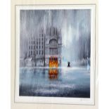 AFTER JEFF ROWLAND, 'Moonlight Waltz', a limited edition print 29/150, signed and numbered in