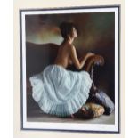 AFTER DOUGLAS HOFMANN, 'The White Slip', a limited edition print 98/195, signed and numbered in