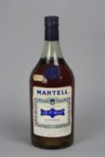 A BOTTLE OF MARTELL COGNAC, blue labelling, circa 1960's, 32 US floz, fill level high shoulder