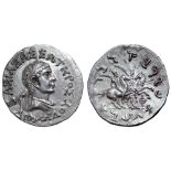 Indo-Greek Kingdom, Diomedes Soter AR Tetradrachm. Circa 115-105 BC. BAΣIΛEΩΣ ΣΩΤΗΡΟΣ ΔIOMHΔOY,