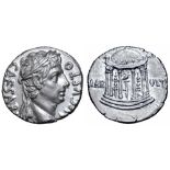 Augustus AR Denarius. Spanish mint (Colonia Patricia?), circa 18 BC. CAESARI AVGVSTO, laureate