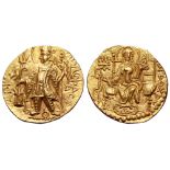 Kushan Empire, Vasishka AV Dinar. Mint I (A), 13th emission, circa AD 240-250. Vasishka