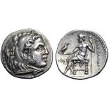 Ionia, Miletos AR Drachm. Circa 295-270 BC. In the name and types of Alexander III of Macedon.