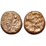 Western Asia Minor, uncertain mint EL Hekte. Circa 600-550 BC. Lydo-Milesian standard. Garbled