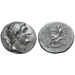 Greco-Baktrian Kingdom, Euthydemos I Theos Megas AR Tetradrachm. Mint B ('Baktra'), circa 210-206