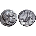 Baktria, Sophytes AR Tetradrachm. Uncertain mint in the Oxus region, circa 246/5-235 BC. Attic