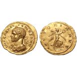 Aurelian AV Aureus. Antioch, AD 270-275. IMP C AVRELIANVS AVG, laureate and cuirassed bust left /