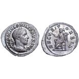 Philip I AR Denarius. Rome, AD 244. IMP M IVL PHILIPPVS AVG, laureate, draped and cuirassed bust