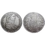 Chile, Colonial, Ferdinand VII (King of Spain, 1808-1833) AR 8 Reales. Santiago de Chile, 1811 So-