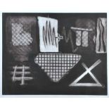 Stephen Vaughan - GRID WORKS - Limited Edition Black & White Lithograph (8/10) - 20 x 25 inches -