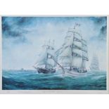 Patrick J. Lynch - BELFAST TALL SHIPS, JULY 1991 - Limited Edition Coloured Print (35/500) - 17 x 23