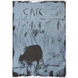 Basil Blackshaw, HRHA HRUA - CAR - Coloured Lithographic - 27 x 19 inches - Signed