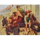 William Conor, RHA RUA - SCENES AROUND ULSTER - Six Coloured Prints - 12 x 15 inches - Unsigned