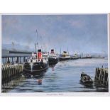 Norman Whitla - DONEGAL QUAY, BELFAST - Limited Edition Coloured Print (43/850) - 11 x 15 inches -