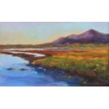 Jane Meyler - AT THE WATER'S EDGE - Pastel on Paper - 8 x 14 inches - Signed