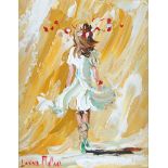 Lorna Millar - DANCER - Oil on Board - 10 x 8 inches - Signed