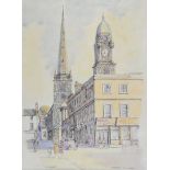 R.G. Mulree - LISBURN, COUNTY ANTRIM - Coloured Print - 12 x 16 inches - Unsigned