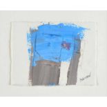 Basil Blackshaw, HRHA HRUA - NUMBER II - Mixed Media - 6 x 7.5 inches - Signed